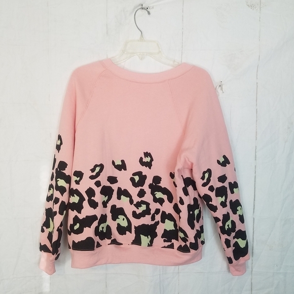 Wild fox leopard pullover sweatshirt - Picture 3 of 7